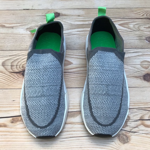 Sanuk Chiba Quest Knit Grey Men’s Slip-On Shoes - Picture 3 of 16